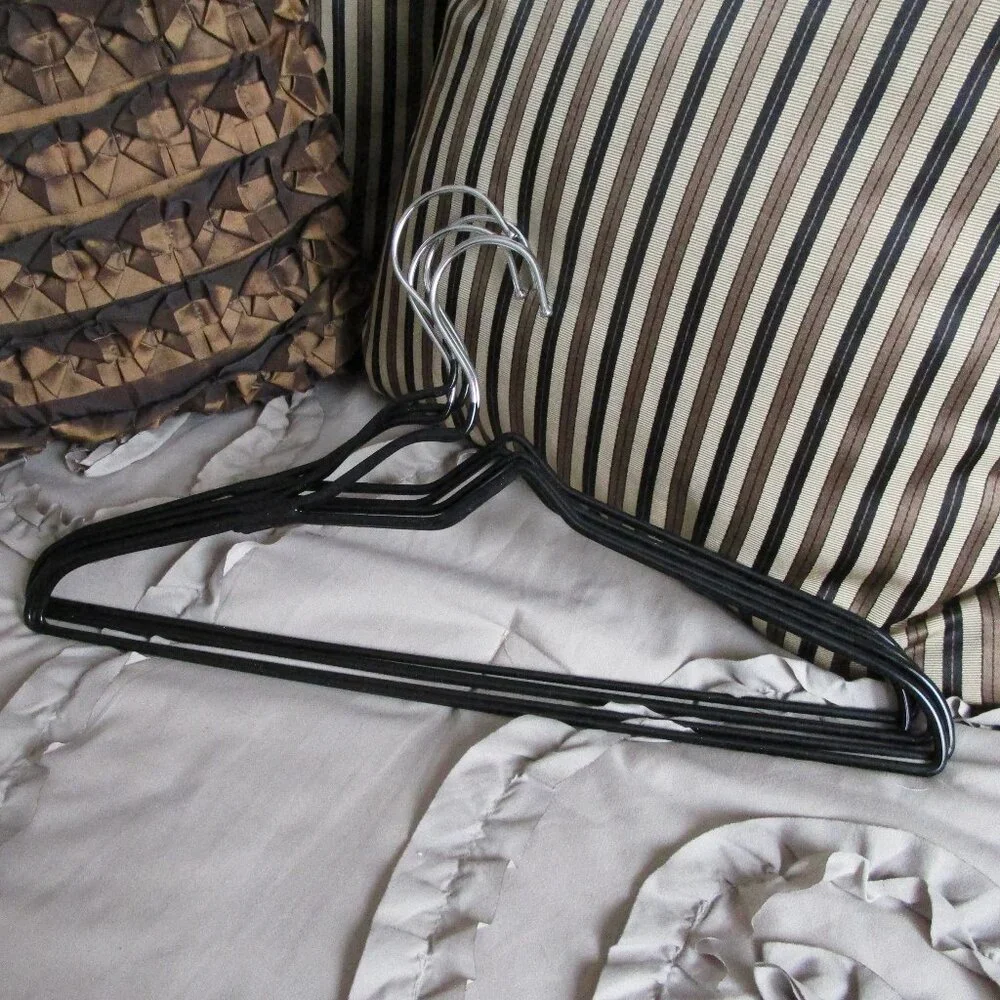 lot of heavy wire hangers